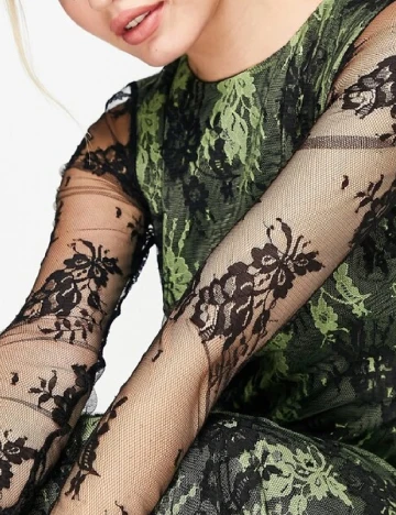 Rochie medie Top Shop, verde
