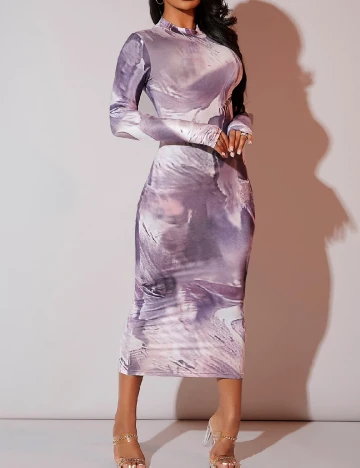Rochie medie SHEIN, mov