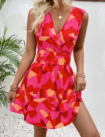 Rochie scurta SHEIN, mix culori