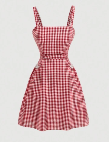 Rochie scurta SHEIN, rosu