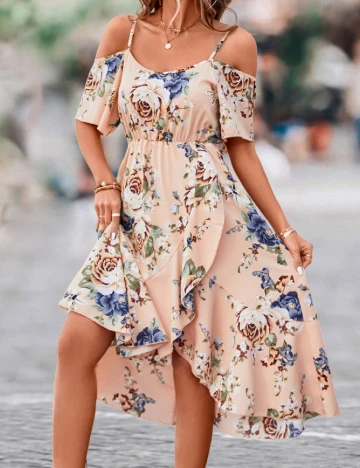 Rochie medie SHEIN, crem Crem