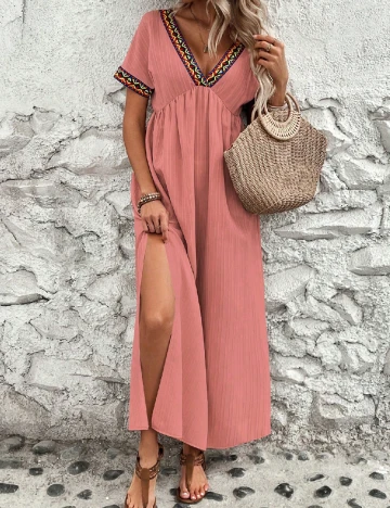 Rochie lunga SHEIN, roz