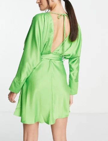 Rochie scurta ASOS, verde Verde
