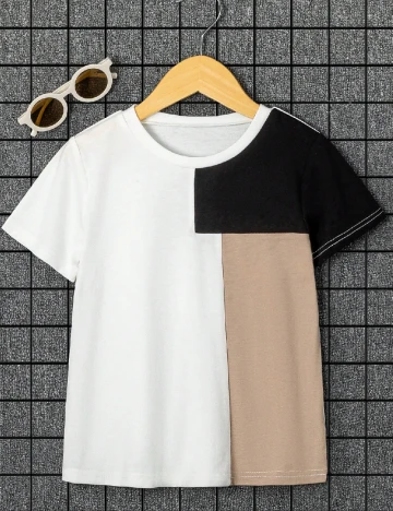 Tricou Shein Kids, alb