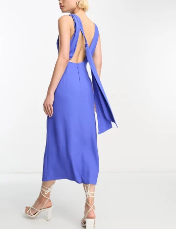 Rochie medie ASOS, albastru Albastru