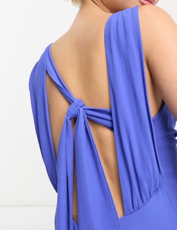 Rochie medie ASOS, albastru