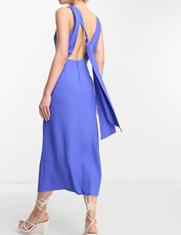 Rochie medie ASOS, albastru