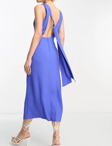 Rochie medie ASOS, albastru Albastru