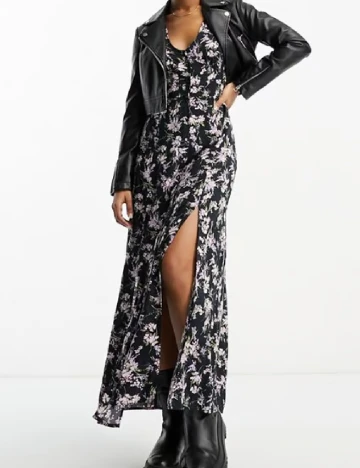 Rochie lunga Miss Selfridge, negru