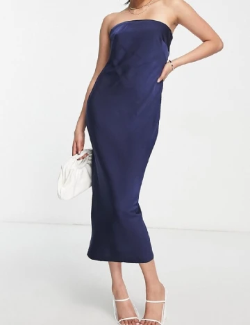 Rochie medie ASOS, bleumarin Albastru