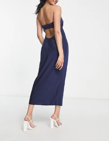 Rochie medie ASOS, bleumarin Albastru