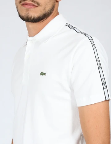 Tricou Lacoste, alb
