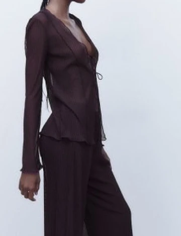 Bluza Zara, pruna