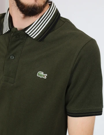 Tricou Lacoste, verde Verde
