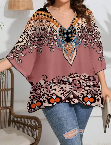 
						Bluza SHEIN CURVE, mix culori