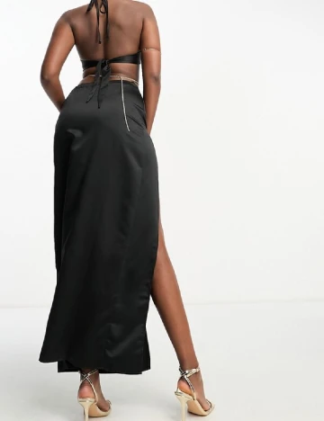 Rochie lunga AsYou, negru Negru