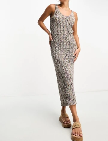 Rochie lunga Pull&Bear, mix culori Mix culori