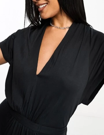 Rochie lunga French Connection, negru Negru