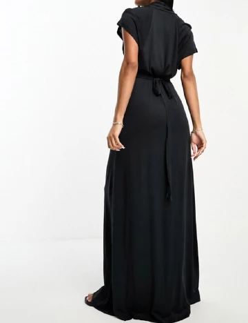 Rochie lunga French Connection, negru Negru