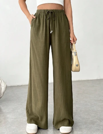 Pantaloni SHEIN, verde Verde