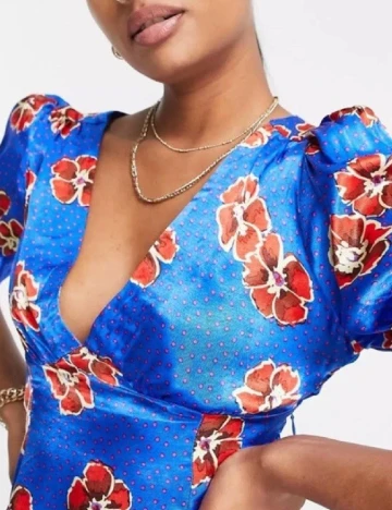 Rochie scurta Top Shop, albastru Albastru