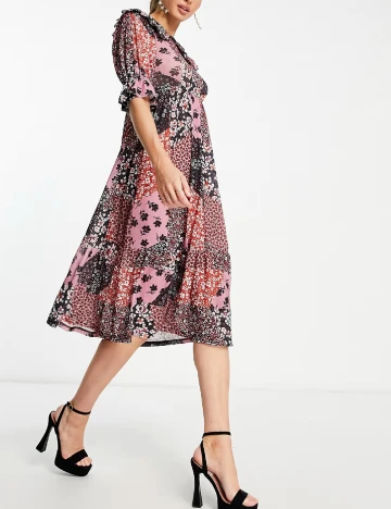 Rochie medie Miss Selfridge, mix culori Mix culori