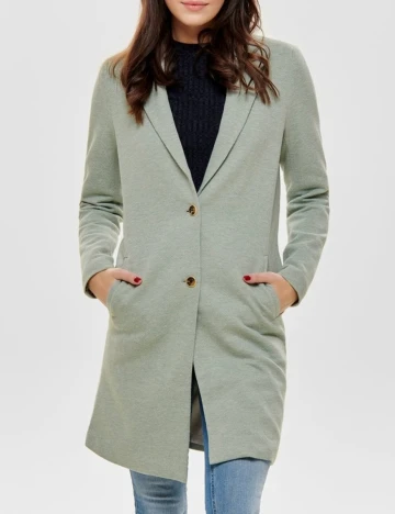 Palton Only, verde deschis