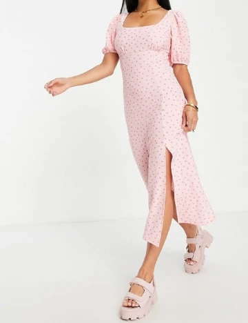 Rochie medie Miss Selfridge, roz