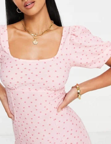 Rochie medie Miss Selfridge, roz