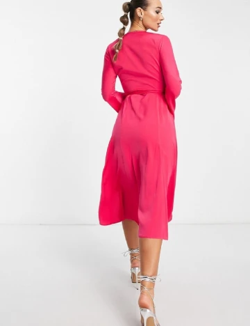 Rochie medie ASOS, roz