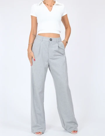 Pantaloni Stradivarius, gri