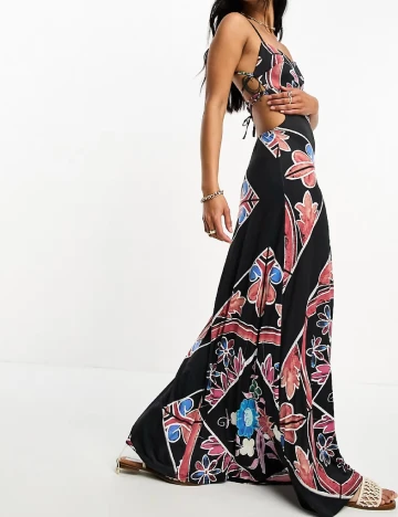 Rochie lunga ASOS, negru Negru