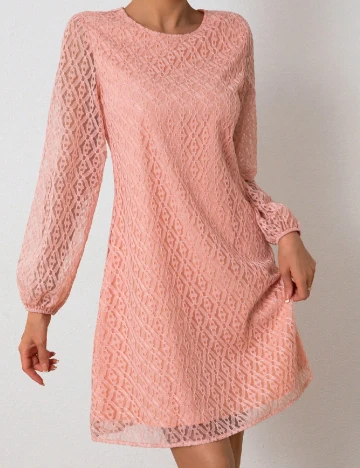 Rochie scurta SHEIN, piersica Portocaliu