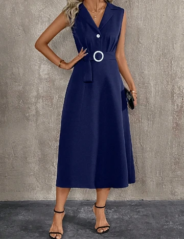 Rochie medie SHEIN, bleumarin Albastru