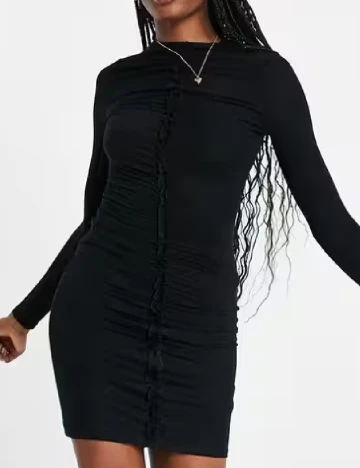 Rochie scurta Miss Selfridge, negru Negru