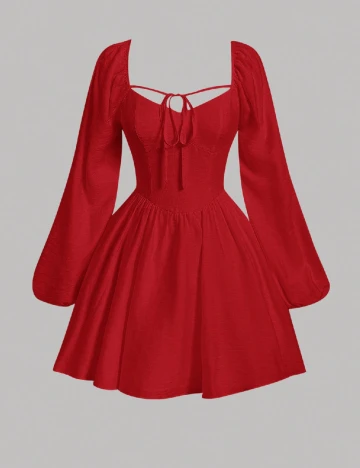 Rochie scurta SHEIN, rosu Rosu