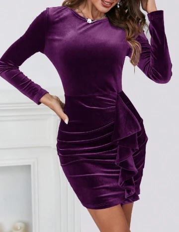 Rochie scurta SHEIN, mov Mov