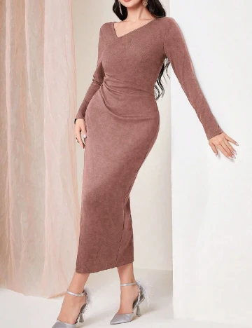 Rochie lunga SHEIN, roz pudra Roz