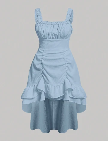 Rochie scurta SHEIN CURVE, albastru Albastru