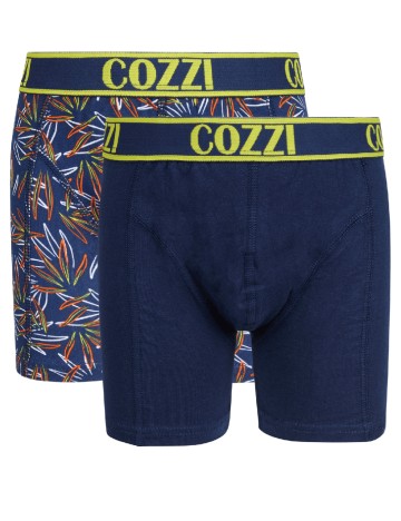 
						Set Boxeri 2 perechi Cozzi, bleumarin