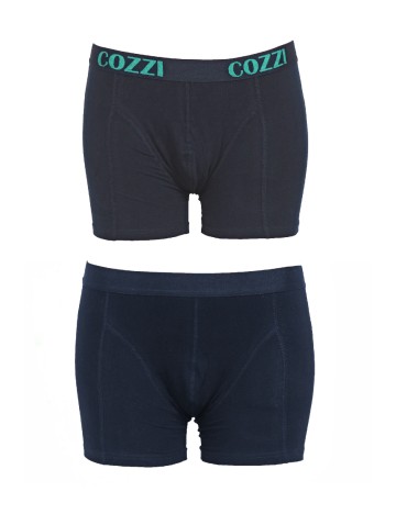 
						Set Boxeri 2 perechi Cozzi, bleumarin inchis
