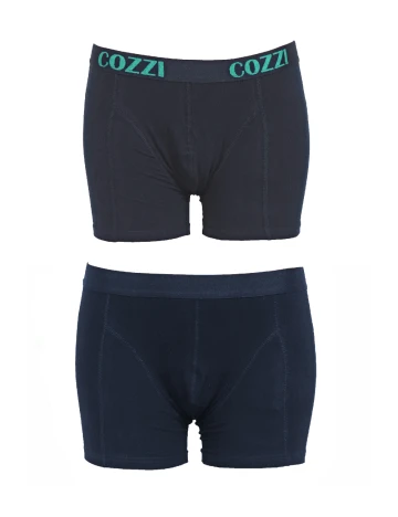 Set Boxeri 2 perechi Cozzi, bleumarin inchis Albastru