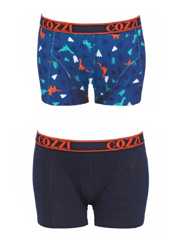 
						Set Boxeri 2 perechi Cozzi, bleumarin