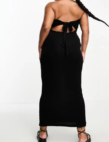 Rochie de plaja ASOS Curve, negru