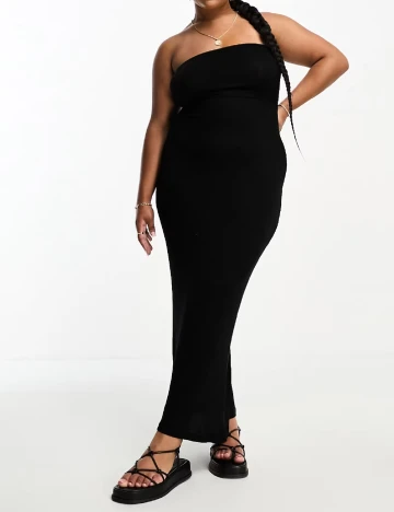 Rochie de plaja ASOS Curve, negru
