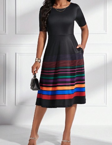 
						Rochie medie SHEIN, negru