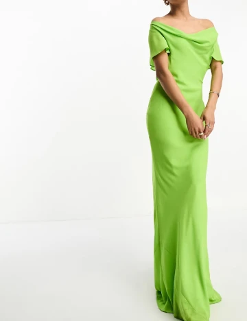 Rochie lunga ASOS, verde Verde