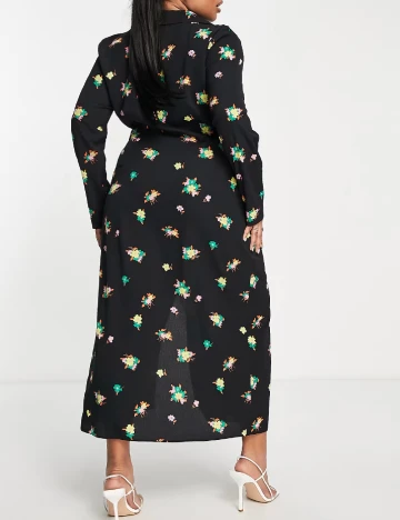 Rochie lunga ASOS Curve, negru