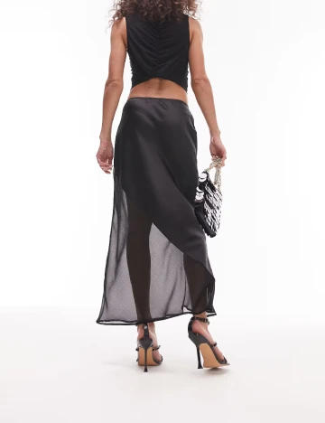 Fusta Top Shop, negru