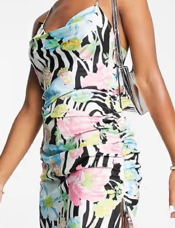 Rochie lunga Miss Selfridge, mix culori Mix culori